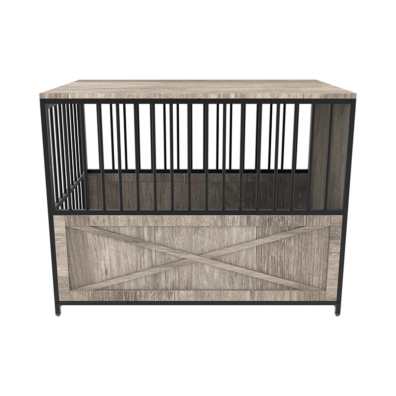 Cages de chiens de style meuble en métal en bois intérieur