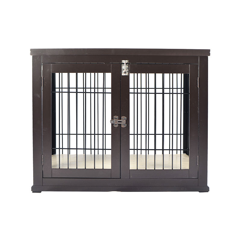 Cage de chiens de style meuble en bois en bois intérieur