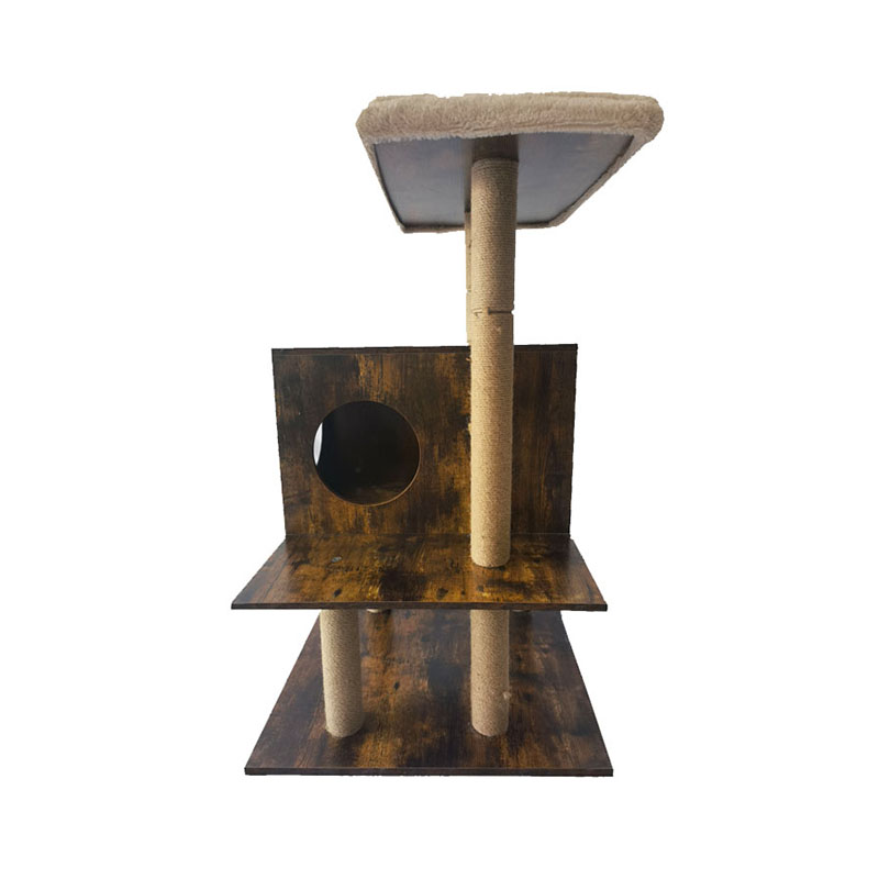 Tower Cat House Sisal Scratching Posts Cat Tree Trame d'escalade