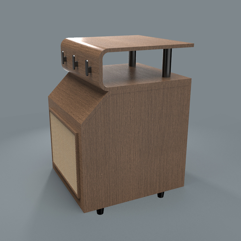 Lits pour animaux de compagnie en bois avec plate-forme de grattage Lits pour animaux de compagnie en bois avec plate-forme de grattage