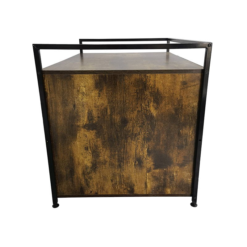 Cage de chats de style meuble avec armoire de litière de l'étagère de rangement Cage de chats de style meuble avec armoire de litière de l'étagère de rangement