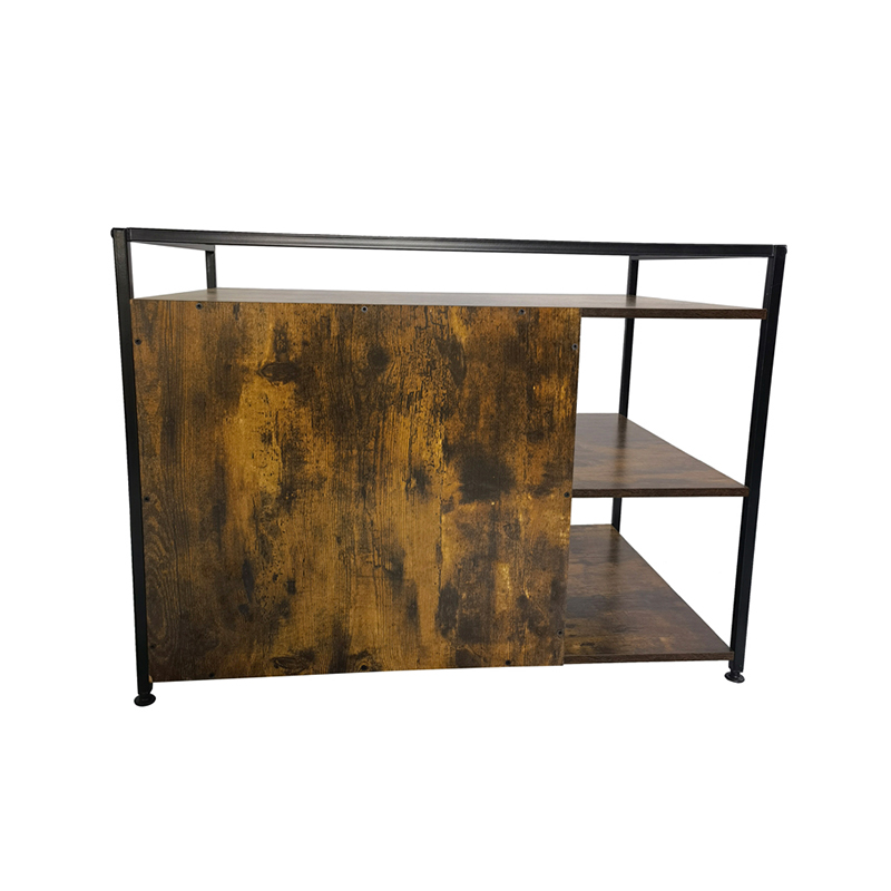 Cage de chats de style meuble avec armoire de litière de l'étagère de rangement Cage de chats de style meuble avec armoire de litière de l'étagère de rangement