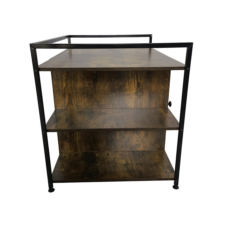 Cage de chats de style meuble avec armoire de litière de l'étagère de rangement Cage de chats de style meuble avec armoire de litière de l'étagère de rangement