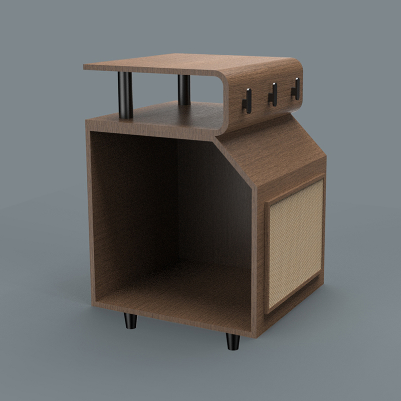 Lits pour animaux de compagnie en bois avec plate-forme de grattage Lits pour animaux de compagnie en bois avec plate-forme de grattage