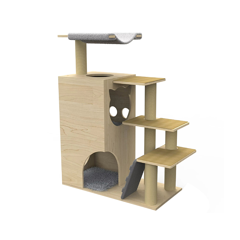 Tower Condo Condo Cat Frame d'escalade avec Sisal Scratch Posts