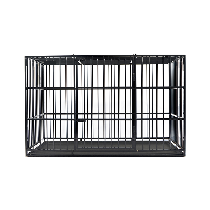 Cage de chiens métalliques à tube anti-chérir ouvert