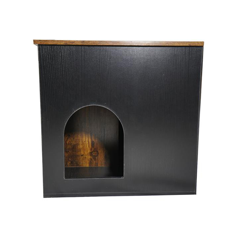 Cage de chats de meubles d'intérieur avec armoire de litière de diviseur Cage de chats de meubles d'intérieur avec armoire de litière de diviseur