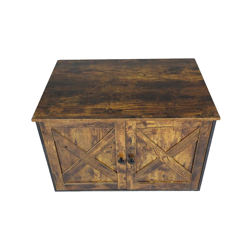 Cage de chats de meubles d'intérieur avec armoire de litière de diviseur Cage de chats de meubles d'intérieur avec armoire de litière de diviseur